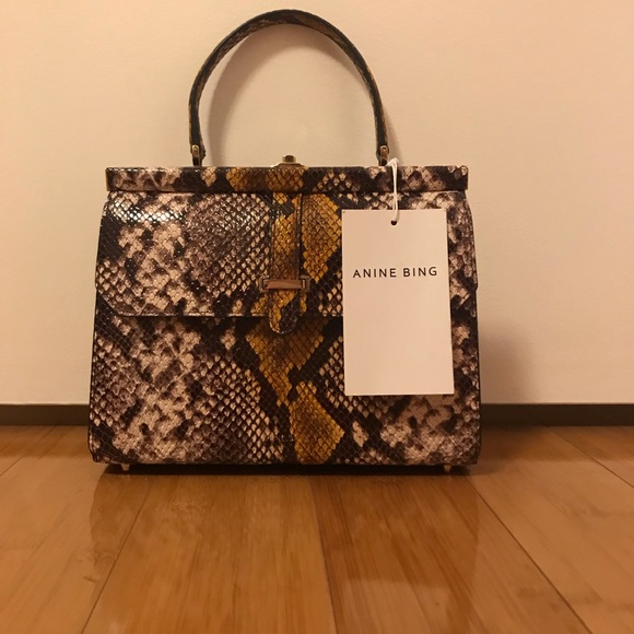 ANINE BING Ruby Bag - Python Print - Picture 4 of 4